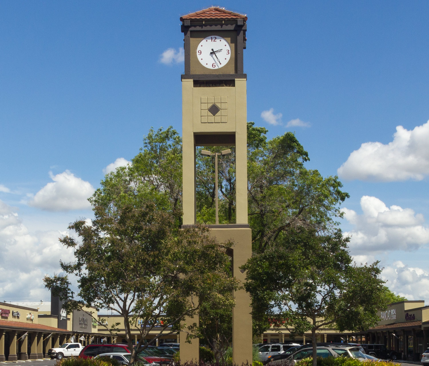 Garden-style shopping experience of McHenry Village