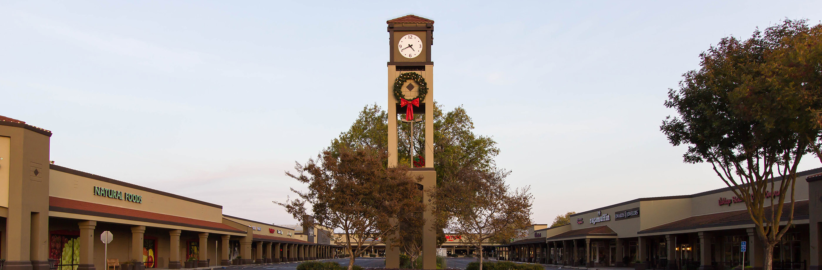 Garden-style shopping experience of McHenry Village